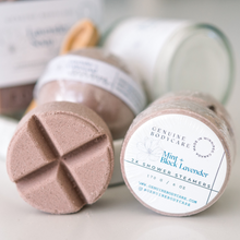 Load image into Gallery viewer, Mint + Black Lavender Shower Steamers (2 Pack)