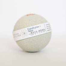 Load image into Gallery viewer, Eucalyptus + Mint Bath Bomb
