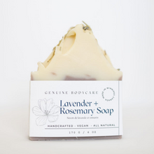 Load image into Gallery viewer, Lavender + Rosemary Soap Bar