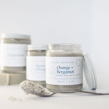Load image into Gallery viewer, Orange + Bergamot Dead Sea Salt Scrub