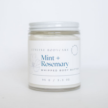 Load image into Gallery viewer, Mint + Rosemary Whipped Body Butter