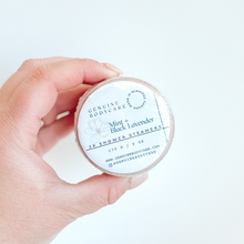 Load image into Gallery viewer, Mint + Black Lavender Shower Steamers (2 Pack)