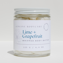 Load image into Gallery viewer, Lime + Grapefruit Whipped Body Butter
