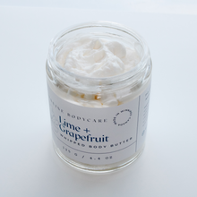 Load image into Gallery viewer, Lime + Grapefruit Whipped Body Butter