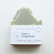 Load image into Gallery viewer, Lime + Grapefruit Soap Bar