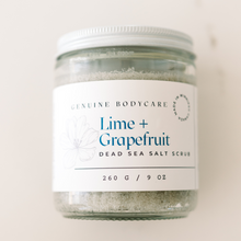 Load image into Gallery viewer, Lime + Grapefruit Dead Sea Salt Scrub
