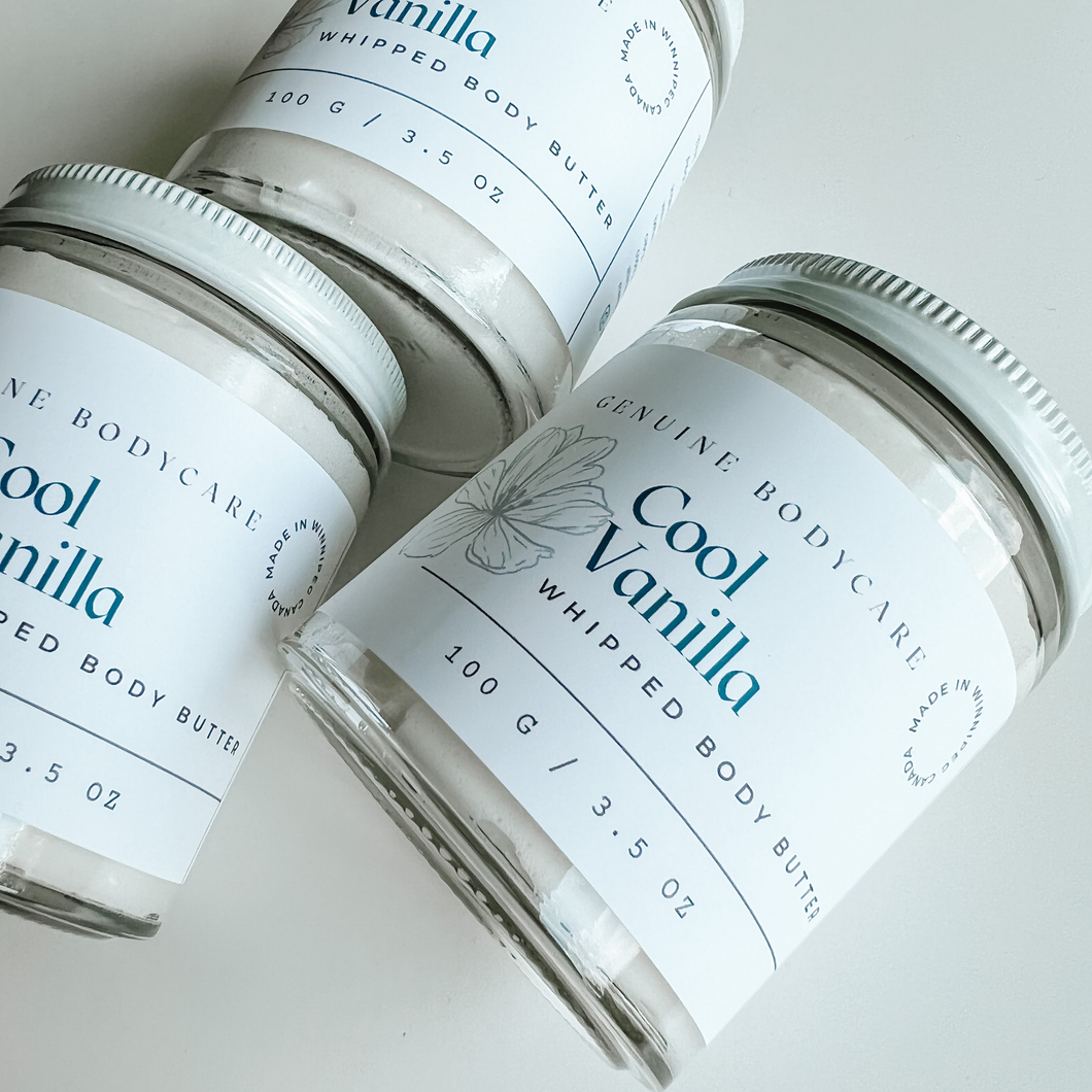 Cool Vanilla Whipped Body Butter
