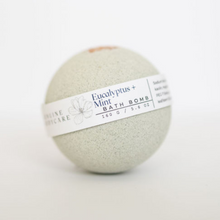 Load image into Gallery viewer, Eucalyptus + Mint Bath Bomb
