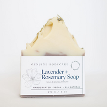 Load image into Gallery viewer, Lavender + Rosemary Soap Bar
