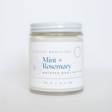 Load image into Gallery viewer, Mint + Rosemary Whipped Body Butter
