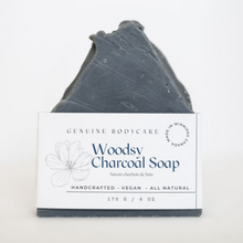 Load image into Gallery viewer, Woodsy Charcoal Soap Bar
