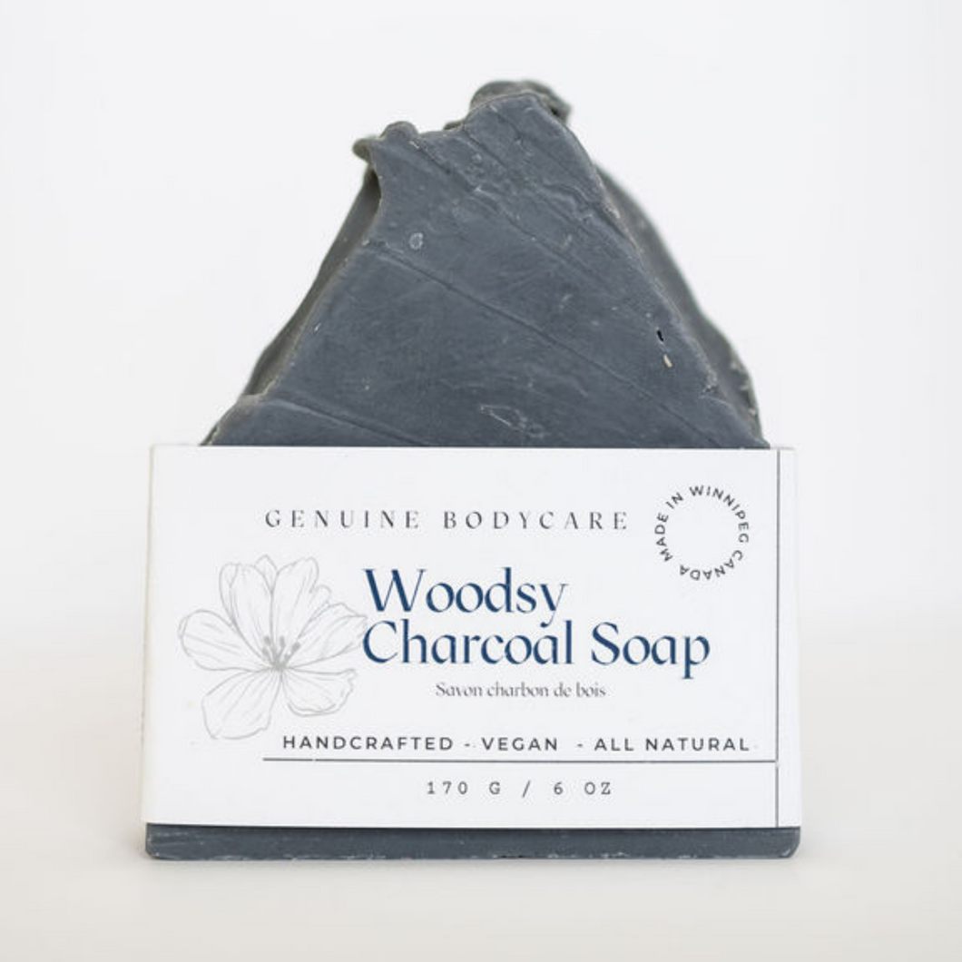 Woodsy Charcoal Soap Bar